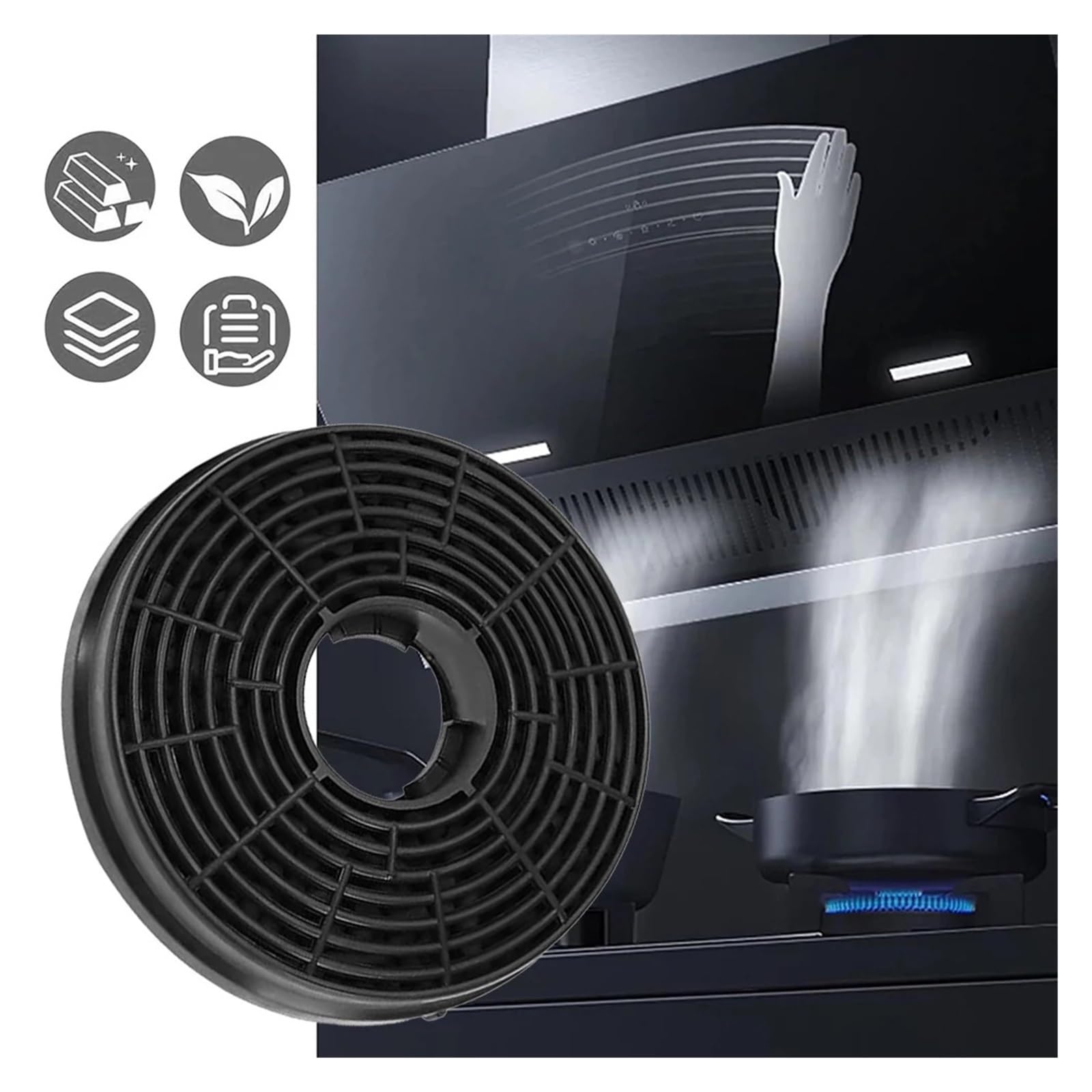2 Uds 105 X 20MM For Accesorios De Cocina De Filtro De Campana Extractora