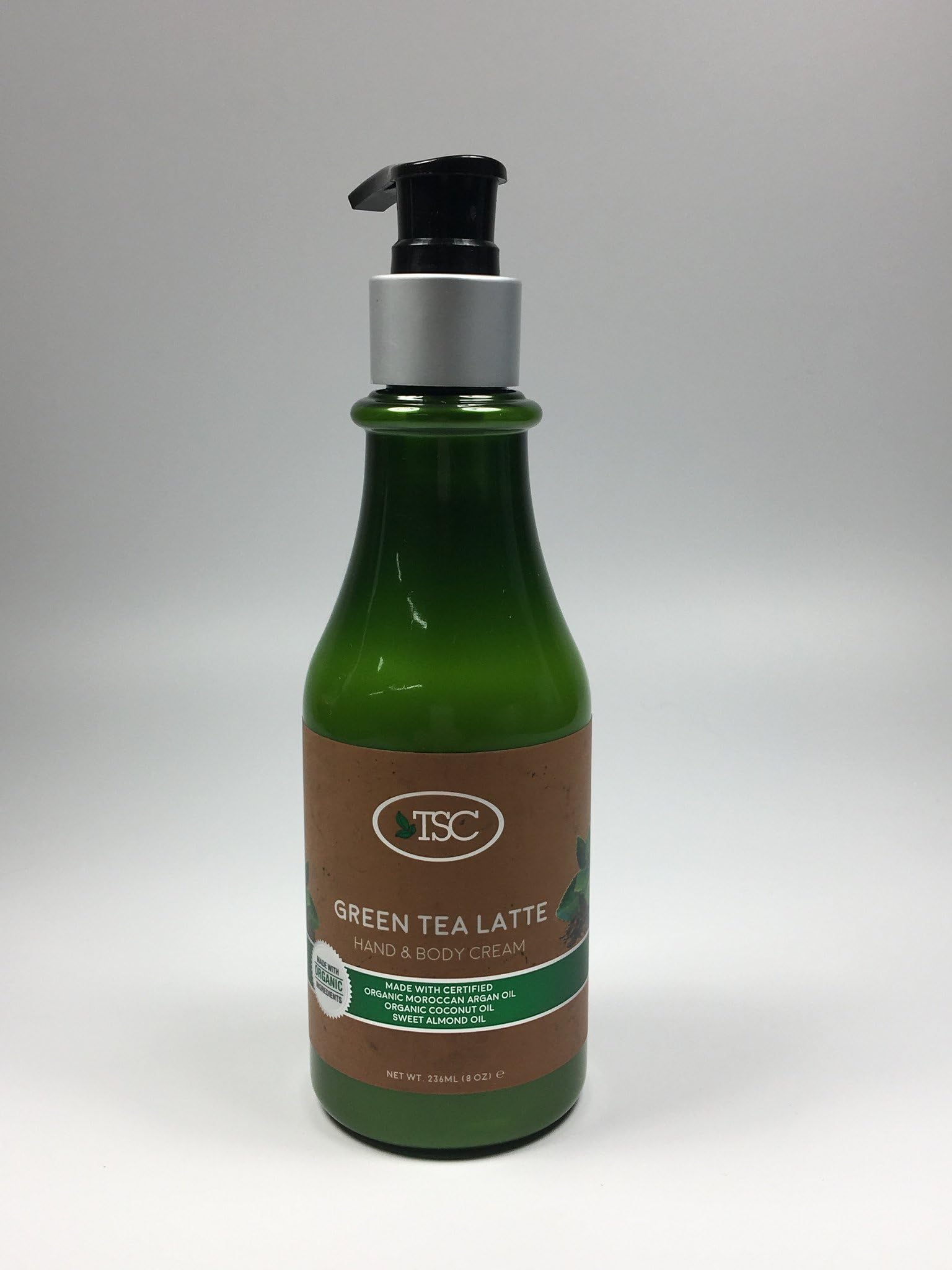 TSC Organic Hand and Body Cream Green Tea Latte 8oz (236ml)