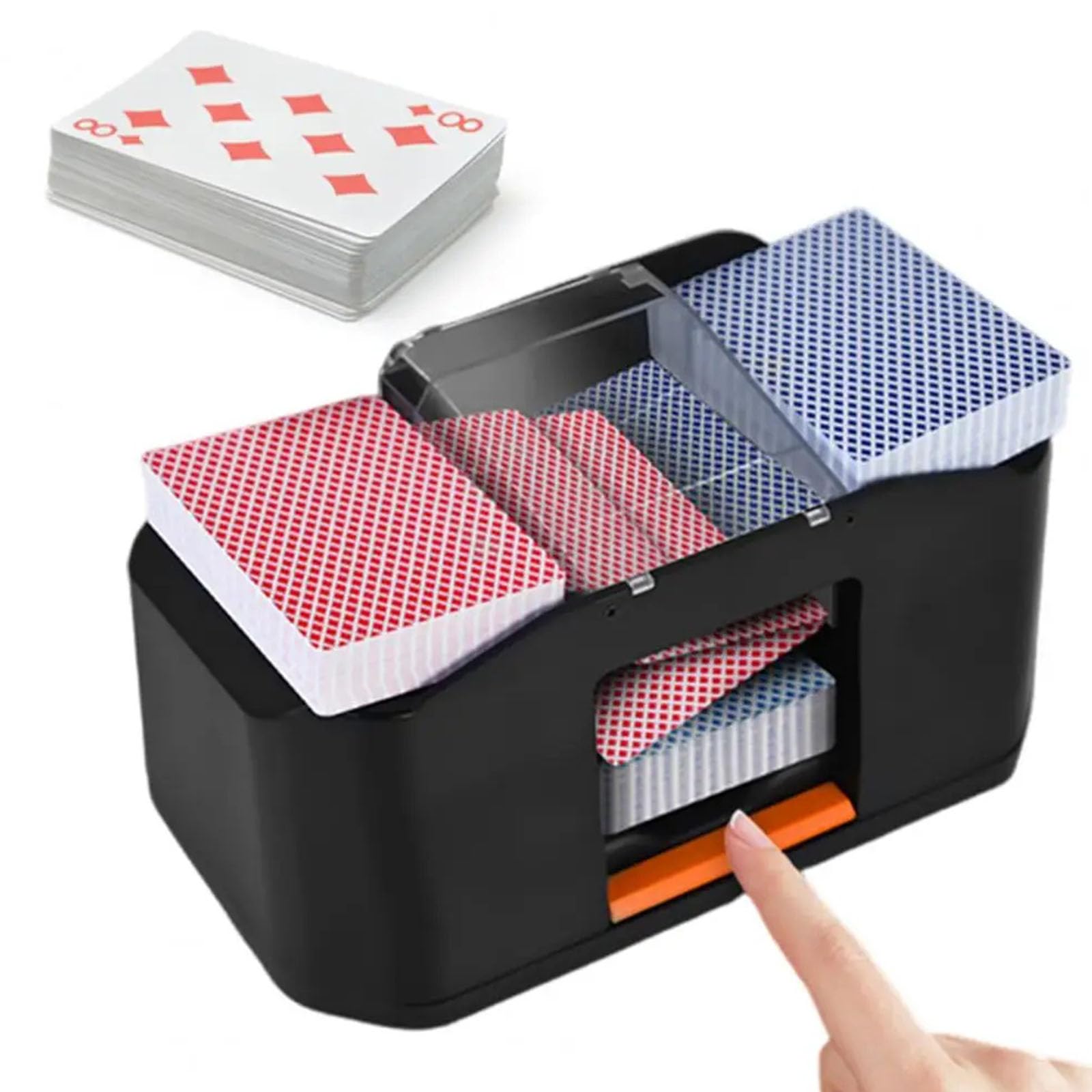 2000mhaquiet Carte de jeu Shuffler Carte de chargement Shuffler Machine mélangeur pour réunions de famille et chargement pour événements sociaux