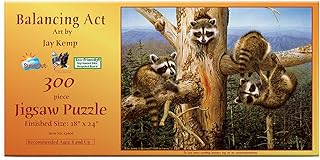 SUNSOUT INC - Balancing Act - 300 pc Jigsaw Puzzle by Artist: Jay Kemp - Finished Size 18