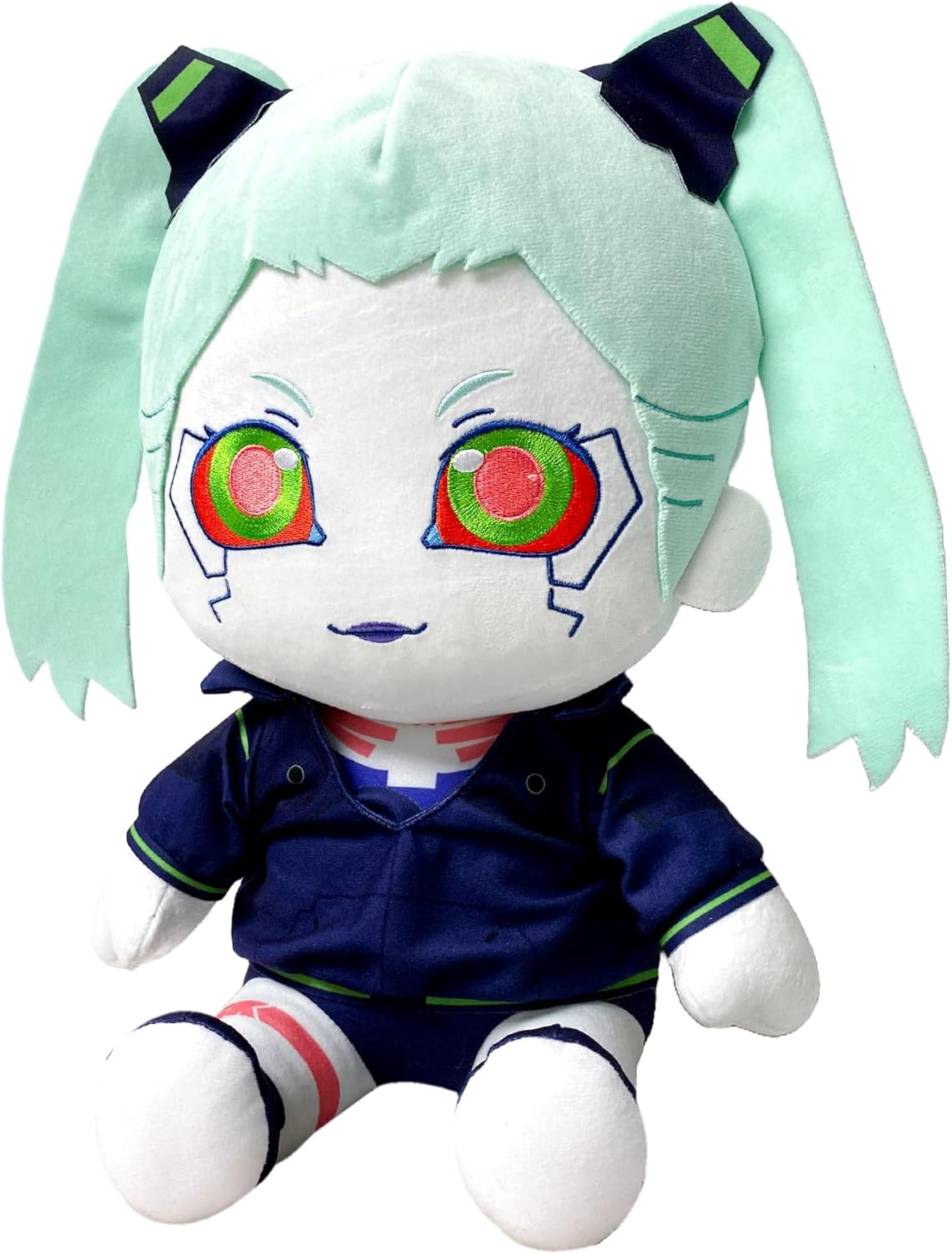 Great Eastern Entertainment Cyberpunk Edgerunners - Rebecca Basic Clothing Sitting Pose Plush 12" H