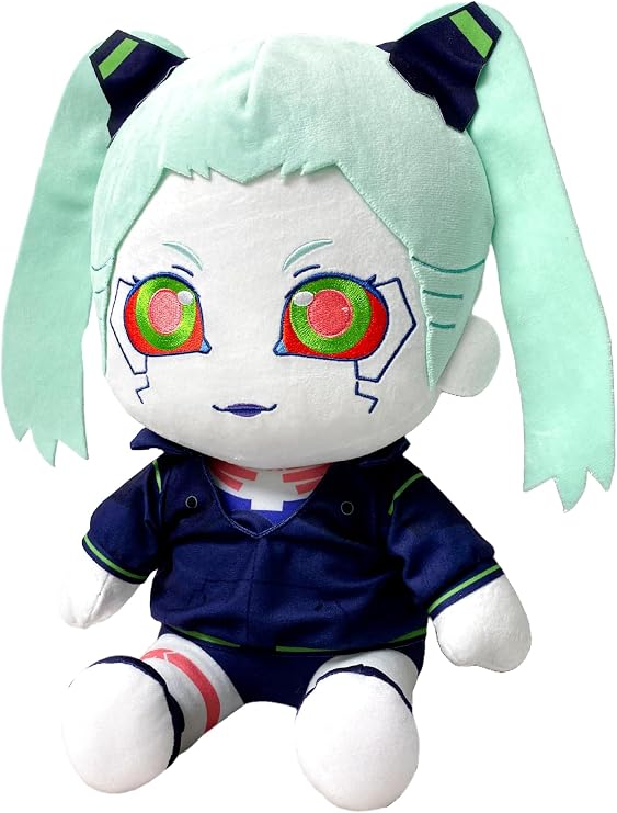 Great Eastern Entertainment Cyberpunk Edgerunners - Rebecca Basic Clothing Sitting Pose Plush 12 H