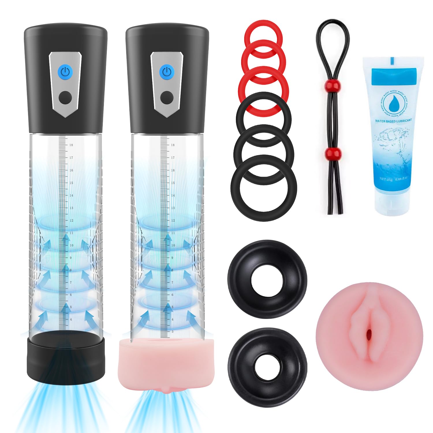 Men's Growth Pump with Strong Suction Vacuum Pump with ED Screen Powerful Electric Vacuum…