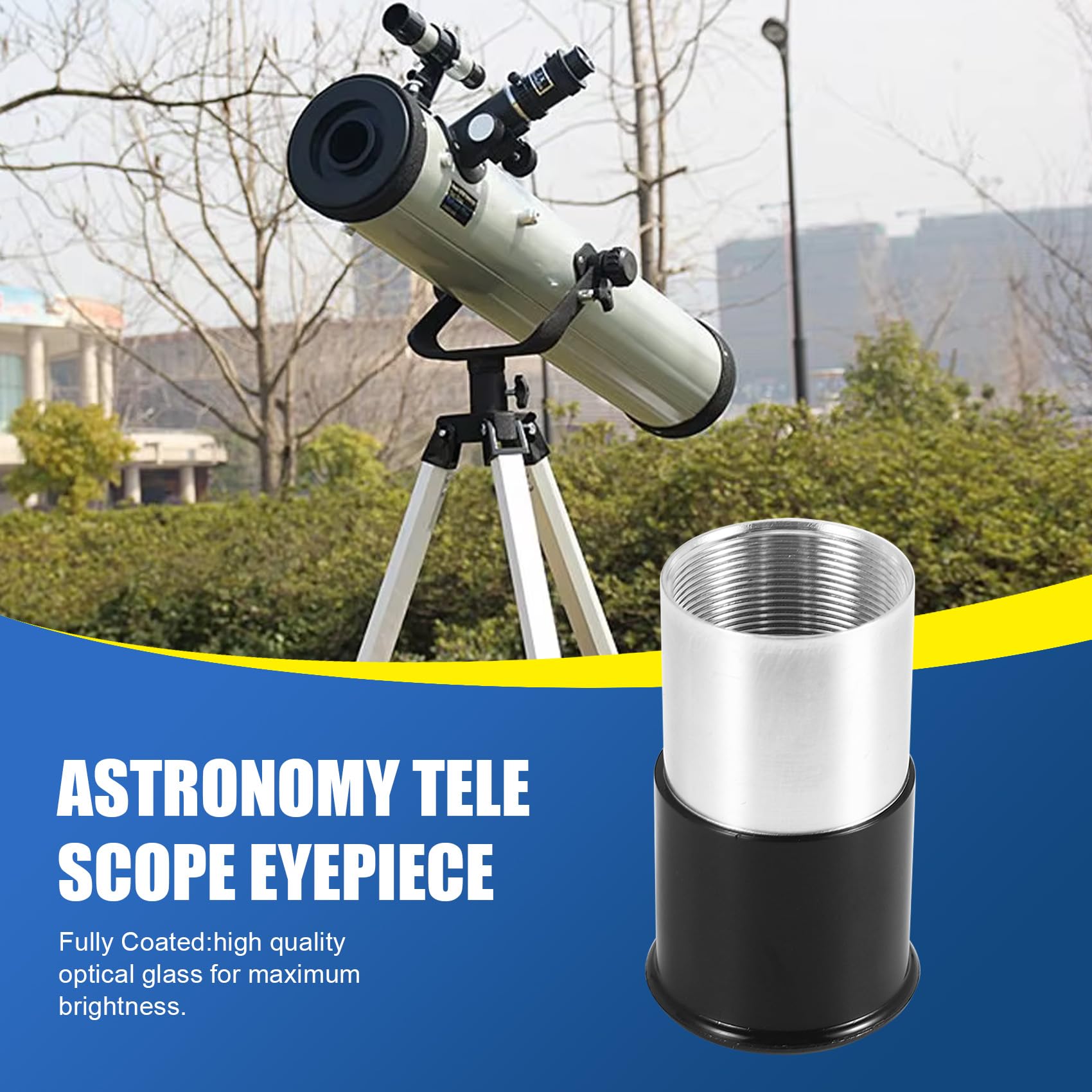 Astronomie Teleskop 0,965 H20Mm Okular Linse Voll Mehr Fach Beschichtetes Optisches Glas für Astronomie Teleskop ZubehöR