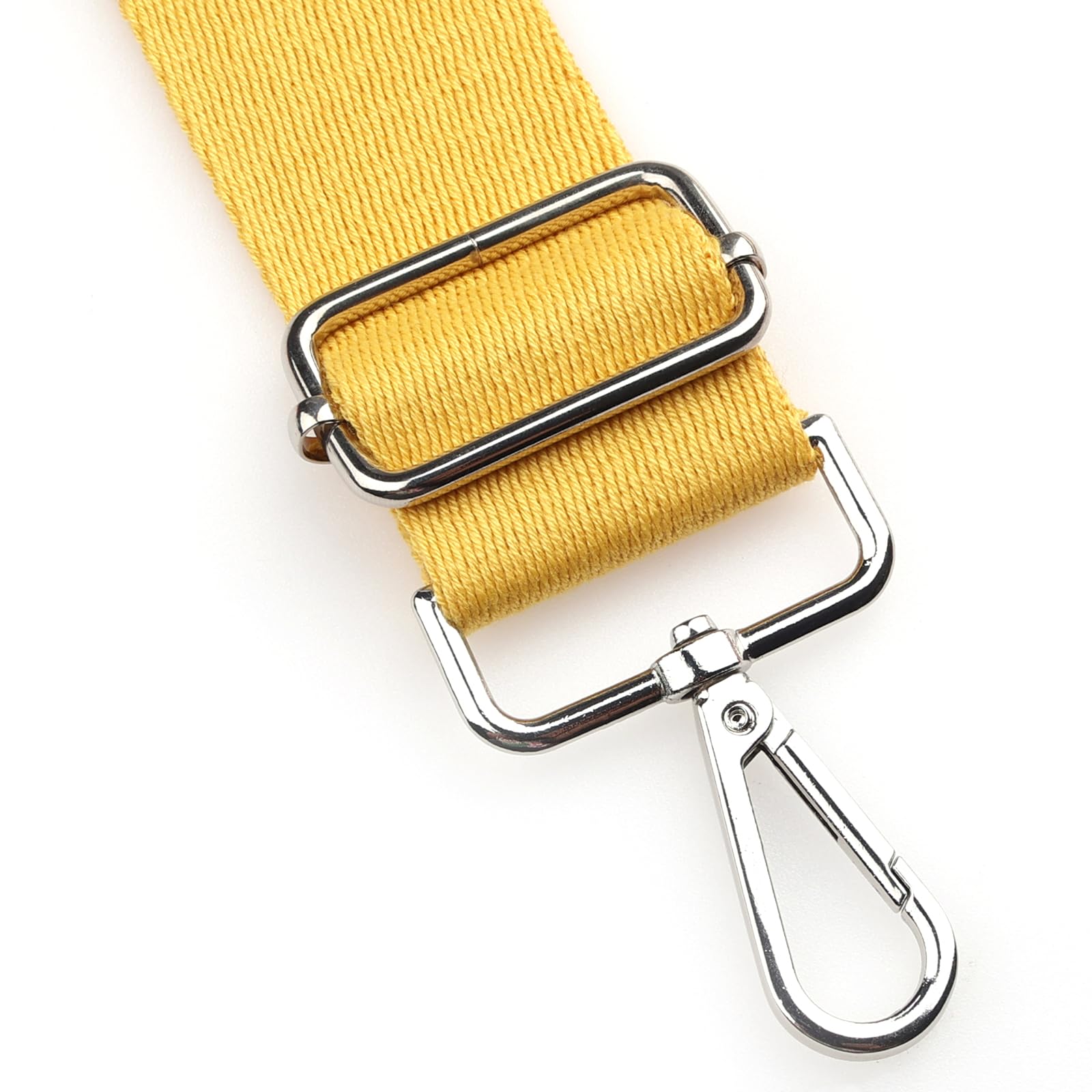 Sangle Bandoulière Réglable Pour Sac - Largeur 3.8cm - Longueur 80-140cm - Mousquetons Rotatifs - Blanc/Bleu