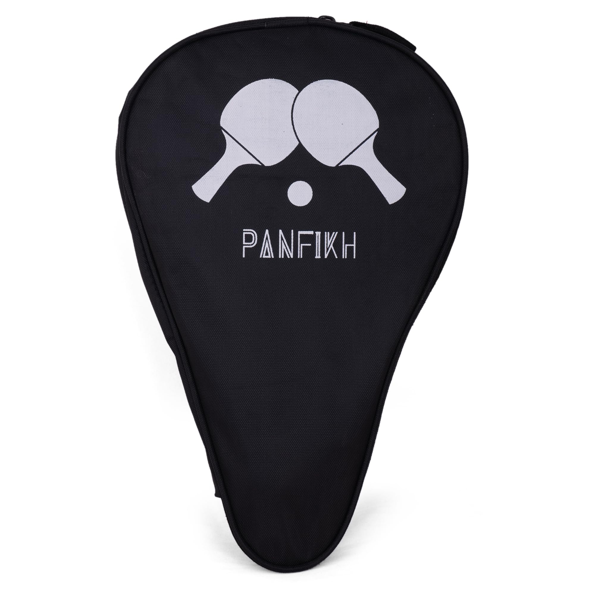 PANFIKH Table Tennis Bat Cover, TT Racket Cover with Full Padding | Tennis kit Bag | TT Bats Case for Maximum Protection and Style | Tennis Bag | Waterproof Table Tennis Racket Cover - Black (B0D3C8NT19) Amazon Price History, Amazon Price Tracker