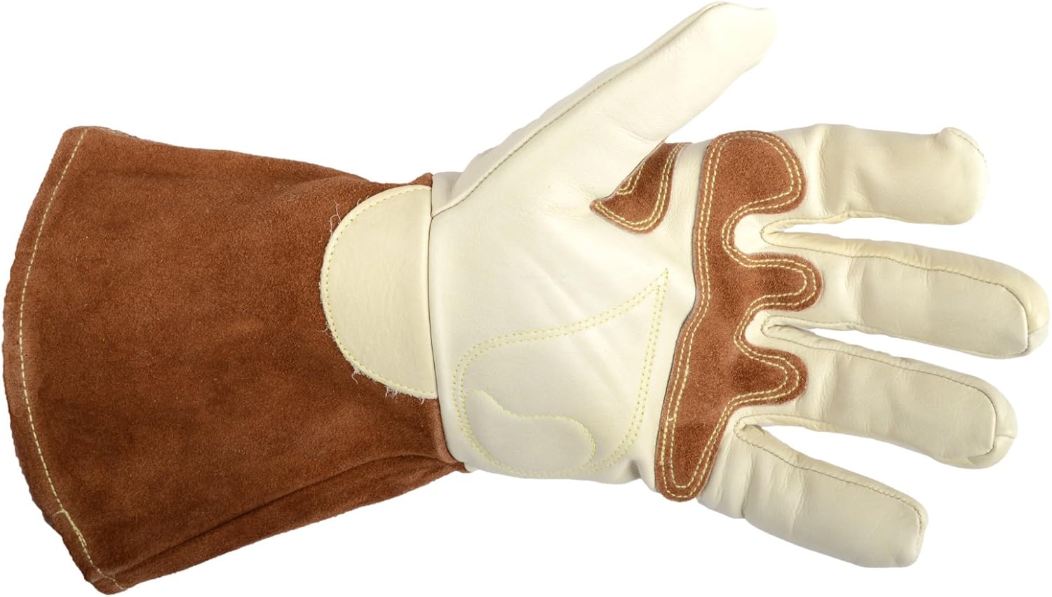 Forney 53411 Signature Men's Welding Gloves, X-Large, White/Brown