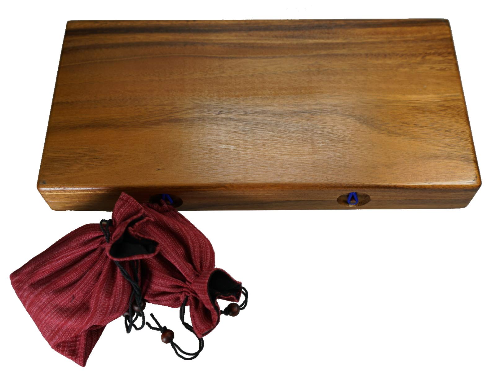 LOGOPLAY Kalaha für 2 bis 4 Spieler - Hus - Bao - Bohnenspiel - Muschelspiel - Edelsteinspiel - Steinchenspiel aus Samena-Holz