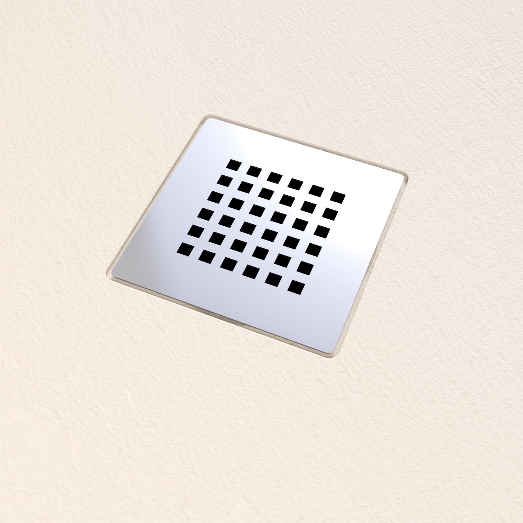 Piatto Doccia 80x80 cm Semicircolare Marmoresina Avorio Effetto Pietra Ultraslim Antiscivolo