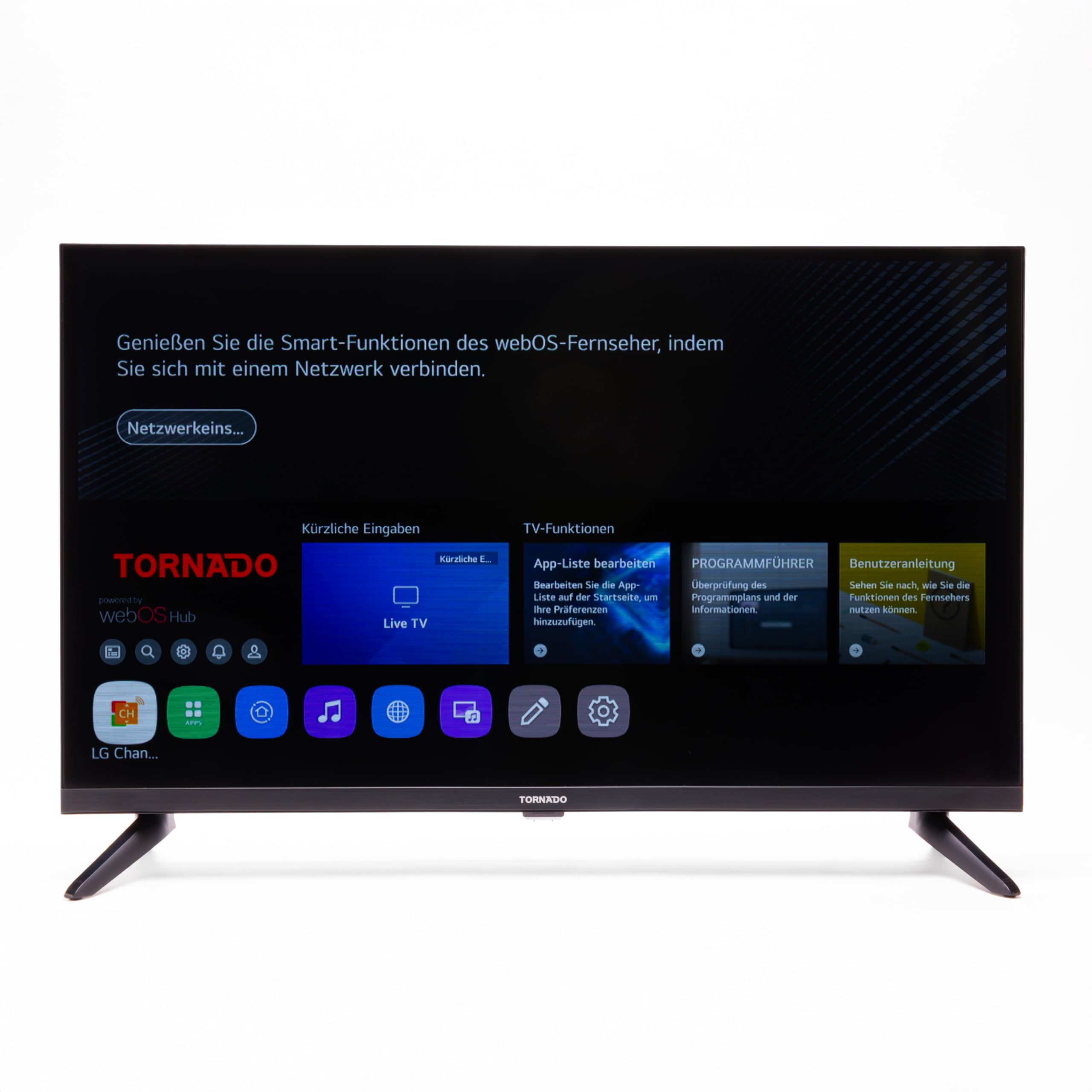 Tornado Smart TV 81,3 CM (32"), HD 1366X768, WiFi, LED, 220 CD/M², Noir