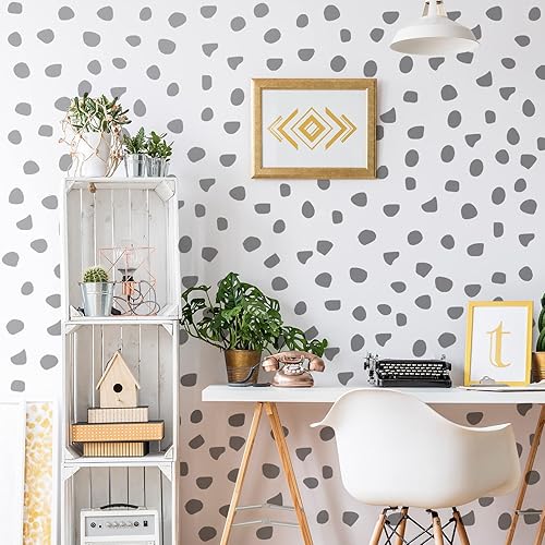 500 piezas de calcomanías de pared estilo bohemio con lunares irregulares de vinilo para guardería, decoración de pared para niños, bebés, niñas,