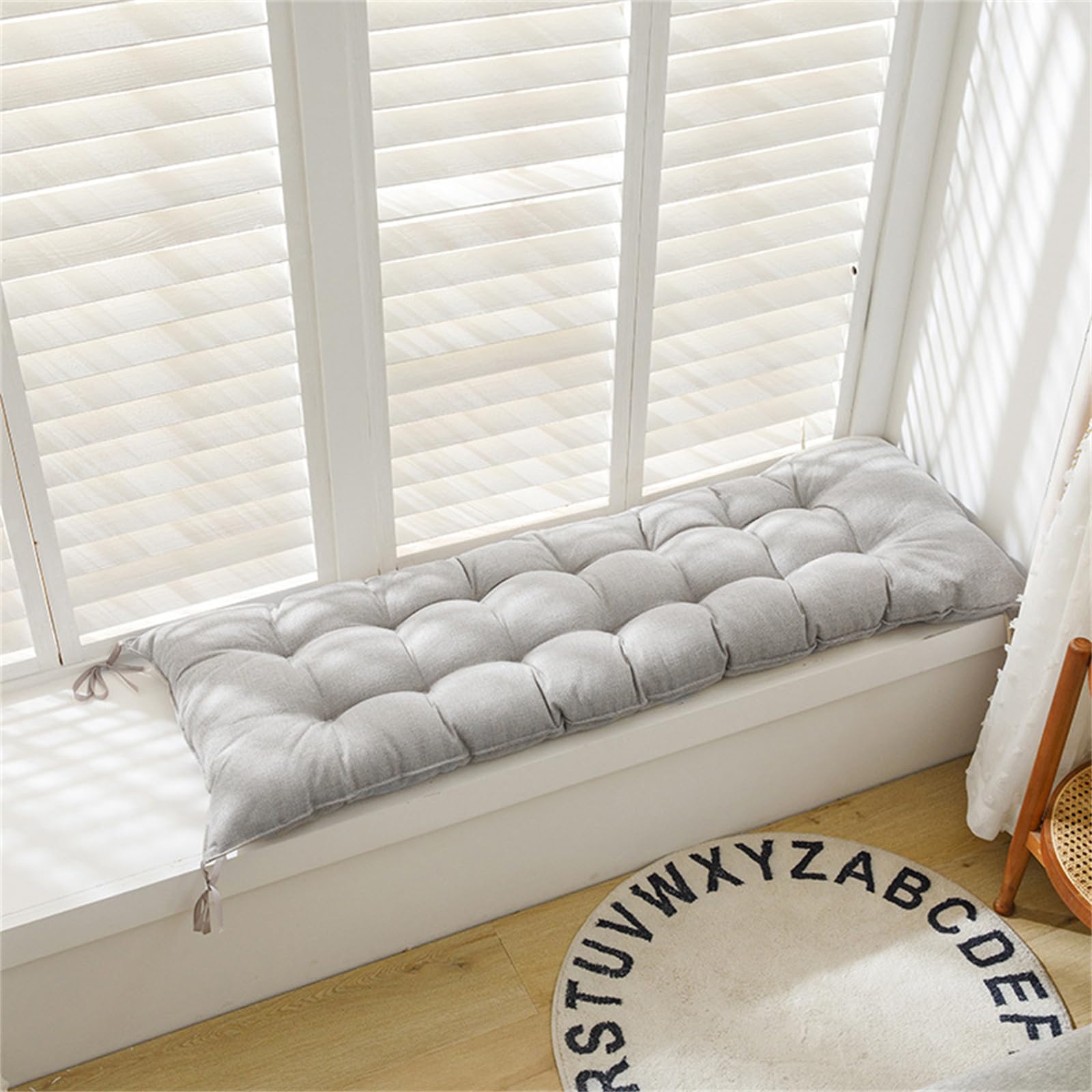 Morbuy Cuscino per Sedia a Sdraio, Cuscino per Poltrona Sedia da Bagno di Sole, Cuscino Imbottito per Sdraio Relax Giardino per Interni ed Esterni, Vacanze (120 * 50 * 10cm,Verde Salvia)