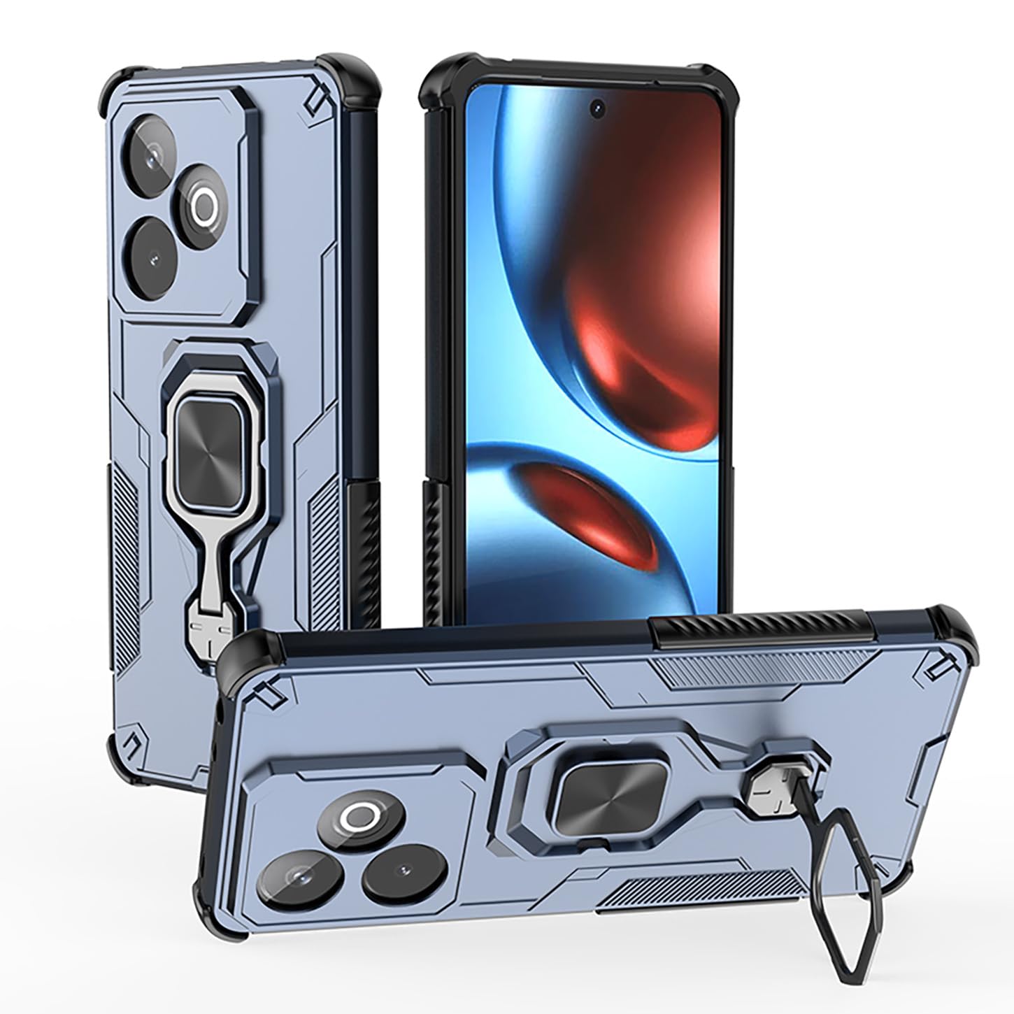 Cover Cintura Realme C53 DFV mobile: Protezione Verticale Nylon e Pelle