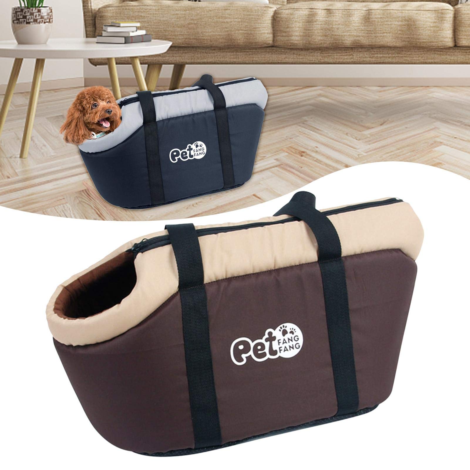 Bolsa de Viaje para Mascotas con diseño de Gato, Bolsa de Transporte de Manos Libres, Bolsa de Hombro Plegable para Mascotas, Bolsa de Transporte de Malla Transpirable, para Perros pequeños y Gatos