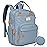 RUVALINO Diaper Bag Backpack-Multifunction Baby Travel Bag with Changing pad, Insulated Bottle Holders & Pacifier Case, Large Capacity, Waterproof, Sky Blue
