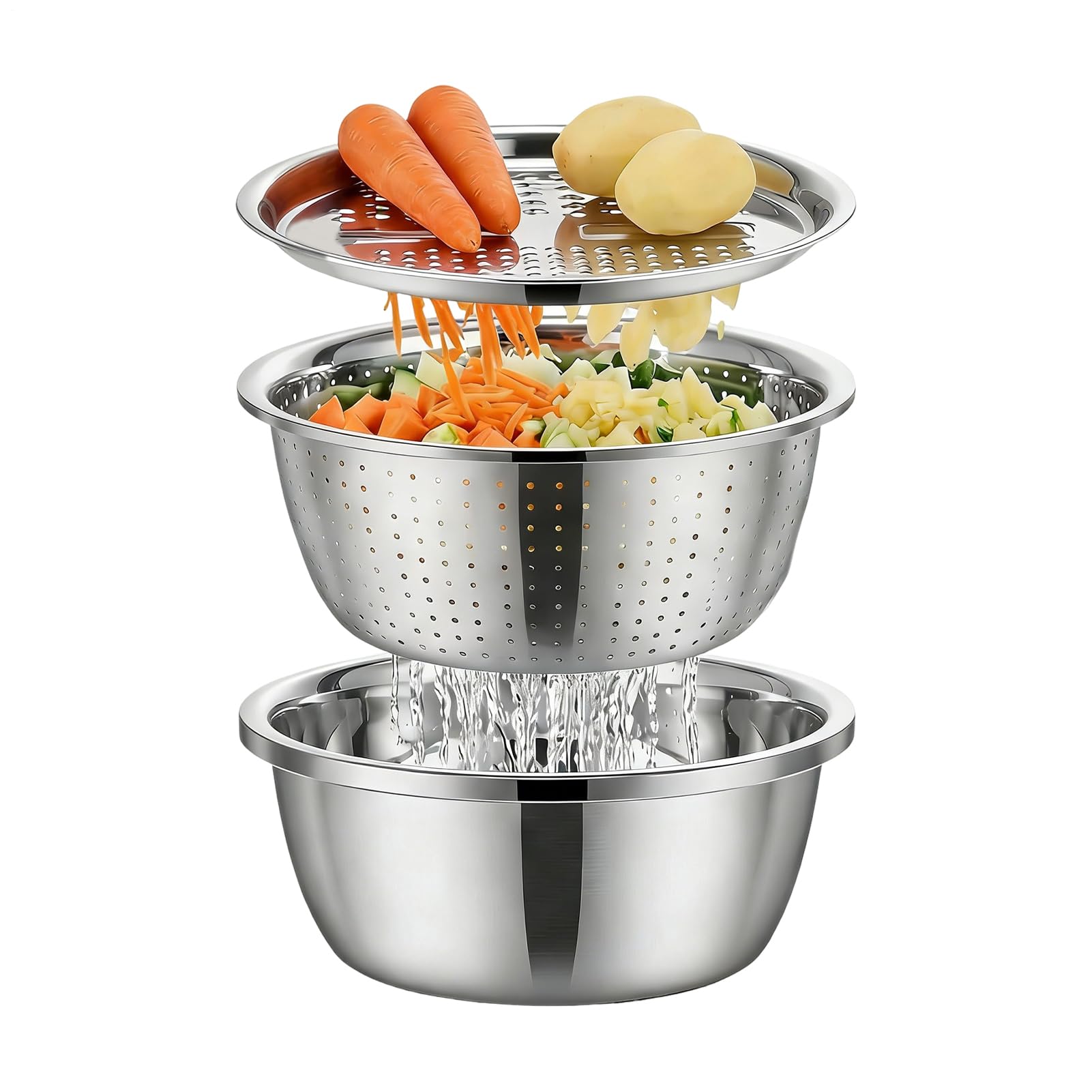 Bac égouttoir en acier inoxydable de 26cm pour une cuisine moderne et durable