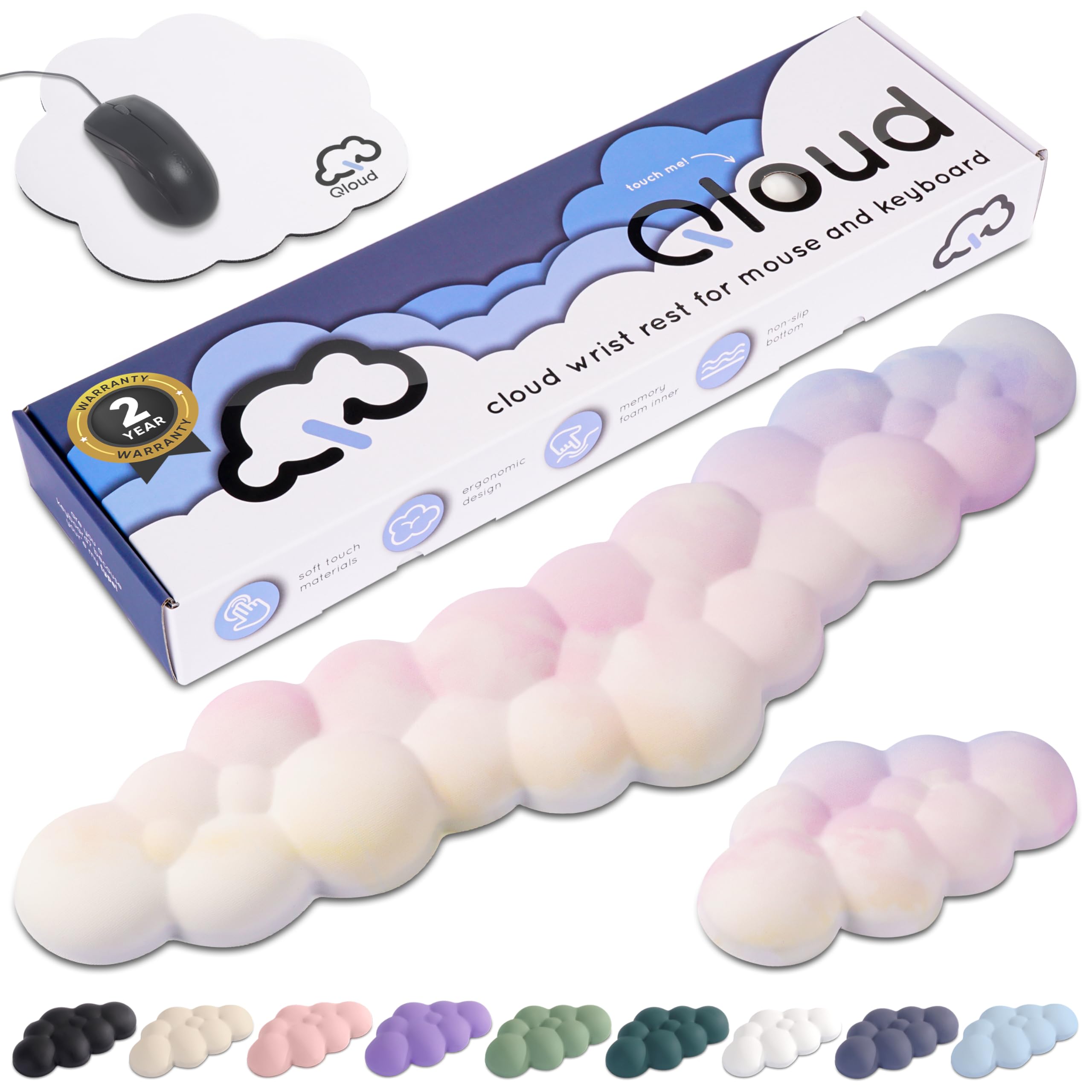Qloud Cloud Wrist Rest Keyboard Wrist Rest for Computer Keyboard Pad Cloud Keyboard Wrist Rest Wrist Pad for