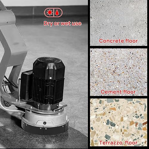 Miniatura 9 de DT-DIATOOL Almohadillas de pulido de diamante para piso, resina de terrazo, diámetro del suelo, grano de 4 pulgadas, 800 unidades, 6 unidades