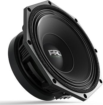 PRO828FR Loudspeaker - 8" Midrange Aluminum Basket, 1200W Max, 300W RMS, 8 Ohms - Premium Quality Audio Door Speakers for Car or Truck Stereo Sound System MB-PRO828FR