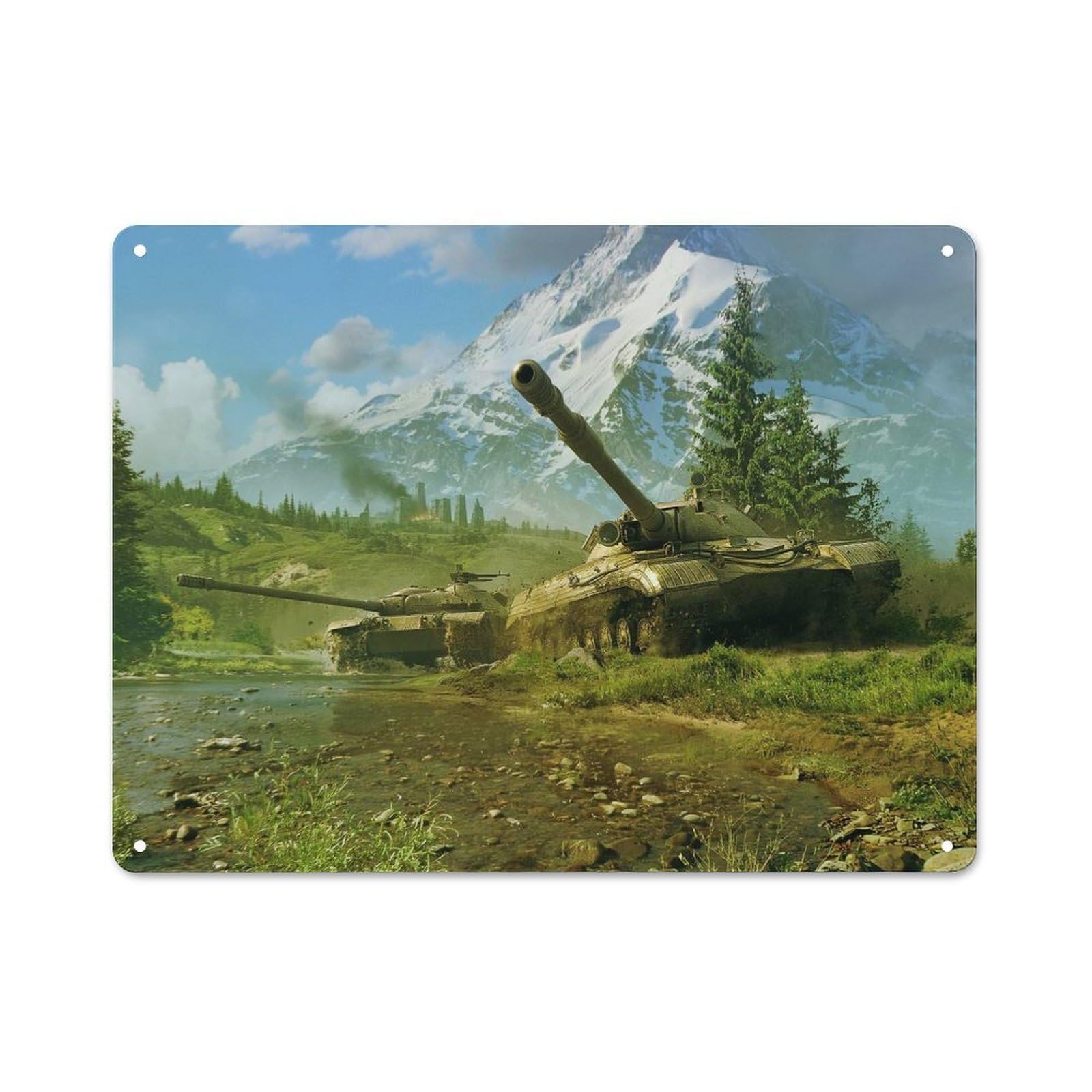 Junmoney Style-18 K-91 And Obj. 277 Farmhouse Metal Sign 30X40cm, Barn Style Rustic Kitchen Decor For Cottage, Kitchen, Hallway Or Breakfast Nook