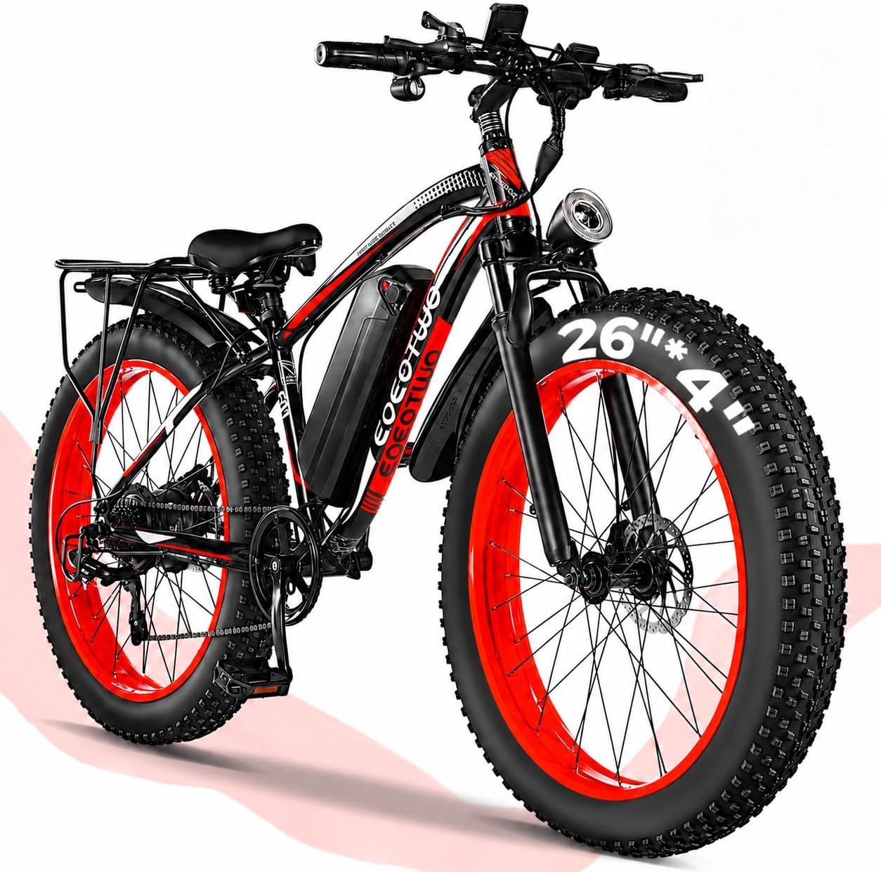 Electric Bike for Adults, 1500W Peak E Bikes, 28+MPH, 26" Fat Tire Ebikes | 48V 15Ah|20Ah Electric Mountain Bike, 60|70+ Miles Electric Bicycle,7 Speed