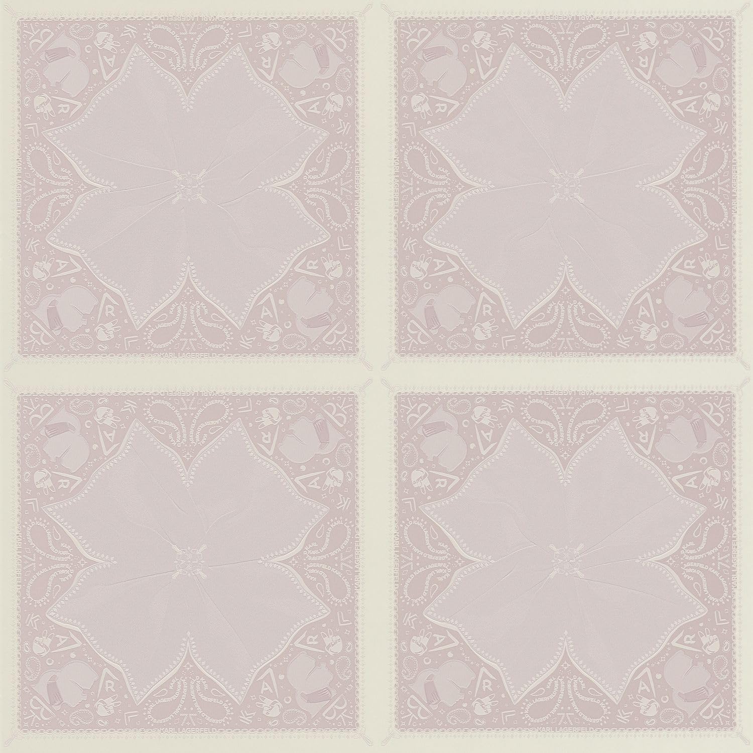Papier peint intissé rose blanc Profhome 378454-GU 5,33 m2