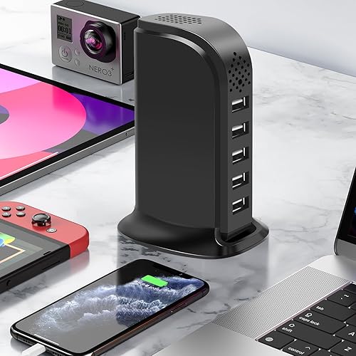Miniatura 6 de Cámara con cargador USB, mini cámara WiFi con aplicación de teléfono, HD 1080P monitor de mascotas con detección de movimiento para seguridad del