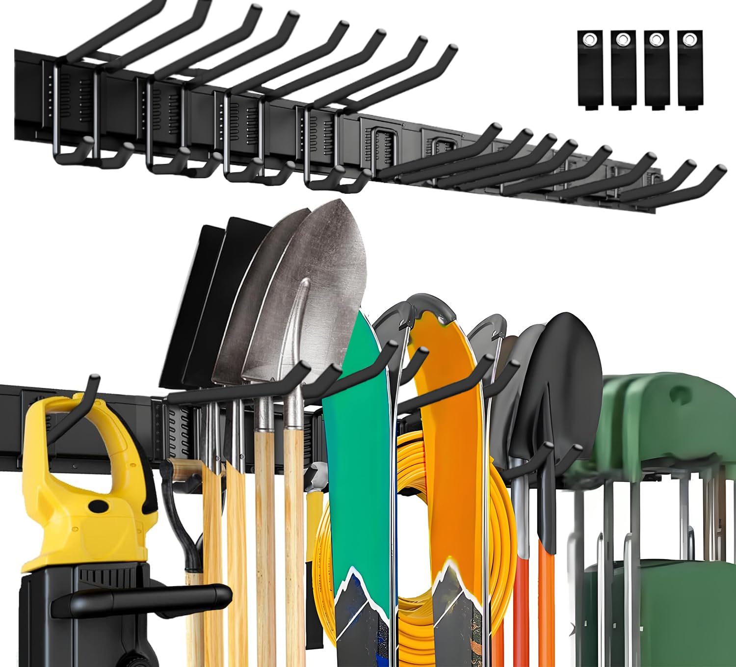 Amazon.com: SAMRELAX 64'' Garage Tool Organizer Wall Mount, 18 PCS