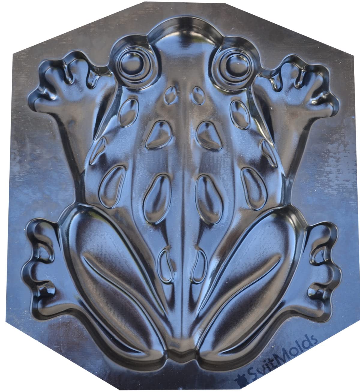SvitMolds Concrete Mold DIY Frog Stepping Stone Mould Concrete Cement Mould ABC Plastic Toad Animal Garden and Yard Decor Garden Path Walkway (1, S68)