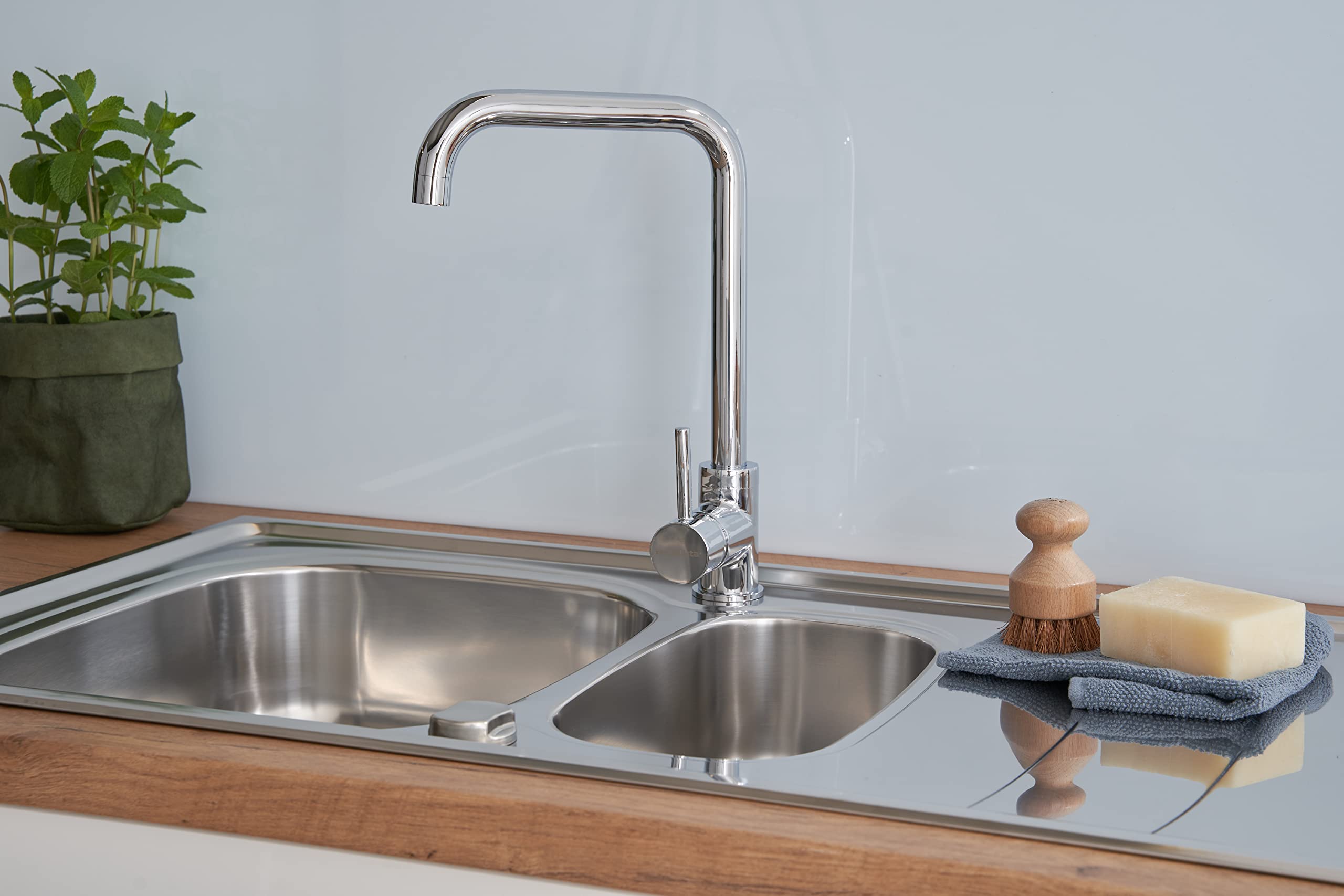 Respekta Miami Lavello, inox, 100x50 cm, 1,5 vasche