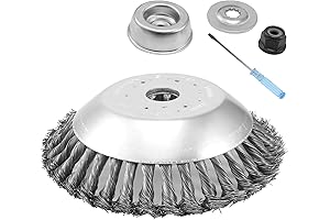 8 Inch Steel Wire Rotary Brush Cutter Trimmer Head