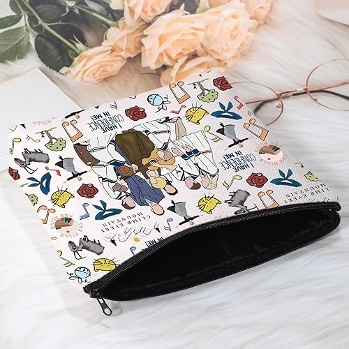 Miniatura 5 de POFULL Von Trapp - Bolsa de cosméticos para películas musicales, regalo para amantes de la música, regalo para cantar, Bolsa de cosméticos The Sound