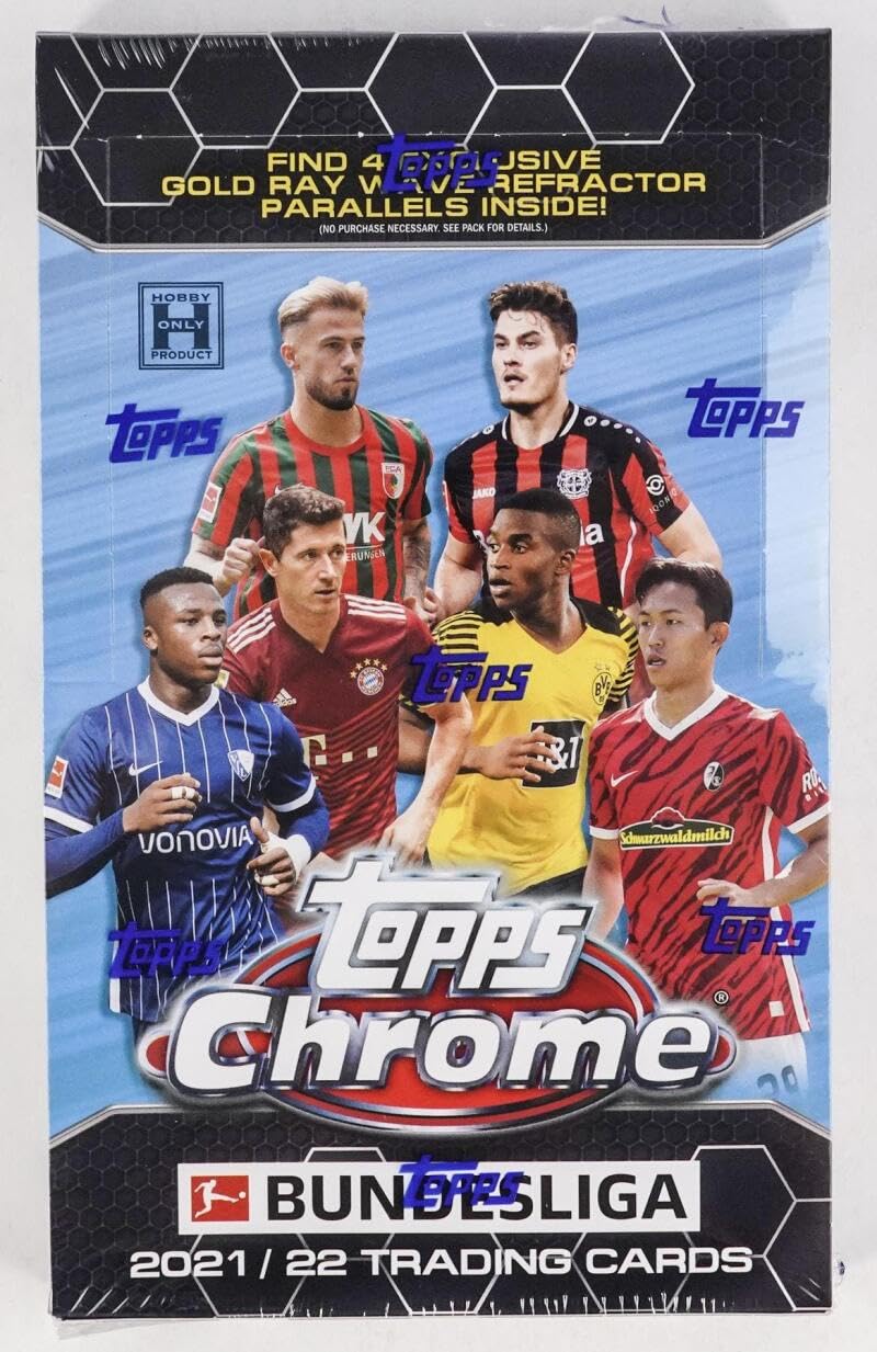 Amazon.com: 2021/22 Topps Chrome Bundesliga Soccer Lite Box
