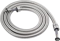 Vista 1 de Manguera de ducha de mano de 79", manguera de rociador de ducha flexible de acero inoxidable de Angle Simple, manguera de ducha de repuesto de 1/2