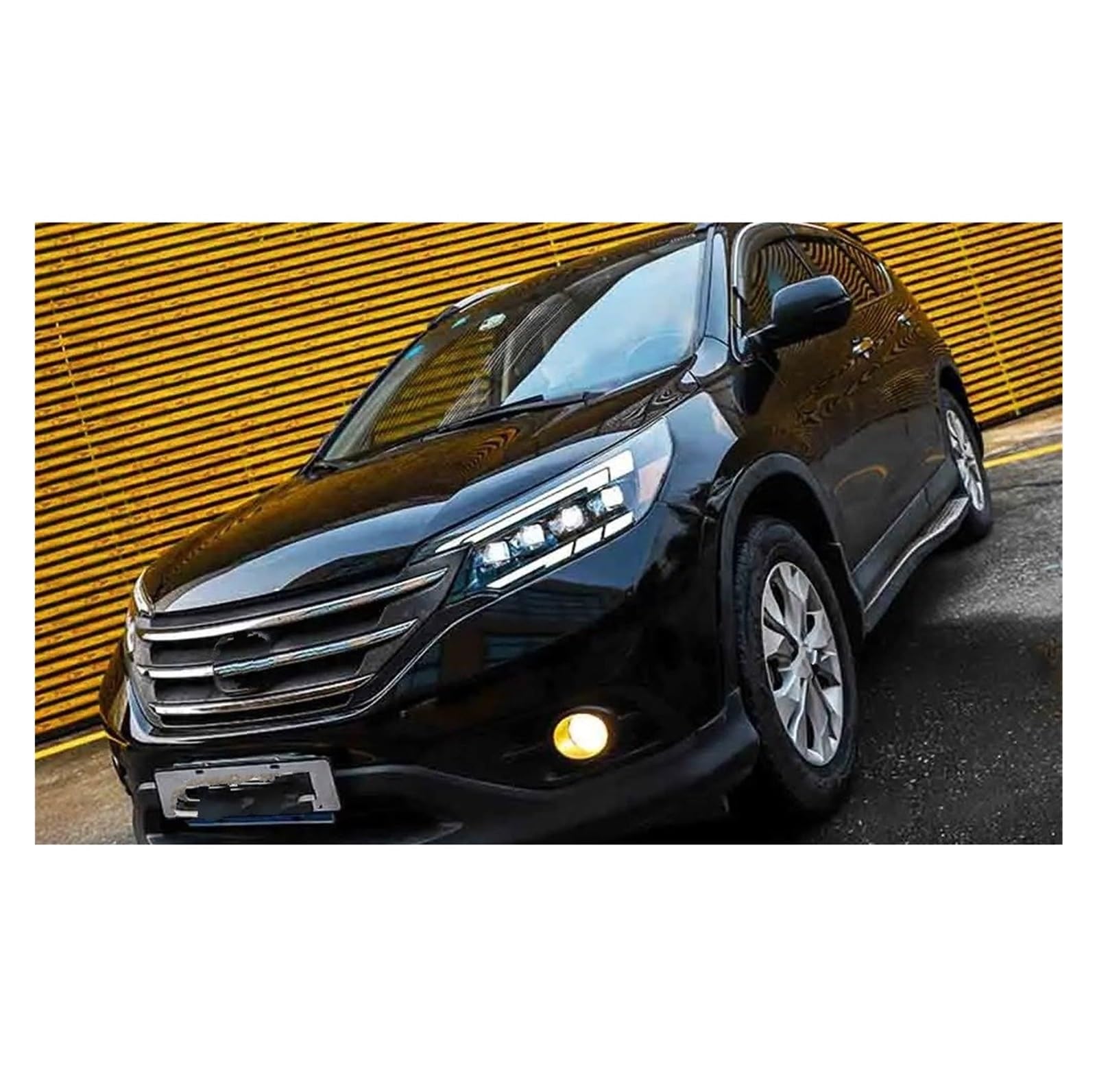 Faro Anteriore per Auto 2012-2014 CRV DRL Indicatore di direzione Buon Fascio Angel Eye Lente proiettore Faro Anteriore Fari Anteriori Gruppo Faro Auto