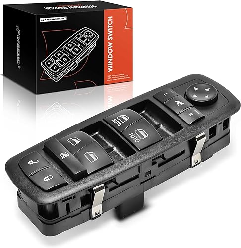 A-Premium Master - Interruptor de ventana eléctrica compatible con Jeep Cherokee 2014 2015 2016 2017, Sport Utility, lado delantero izquierdo del
