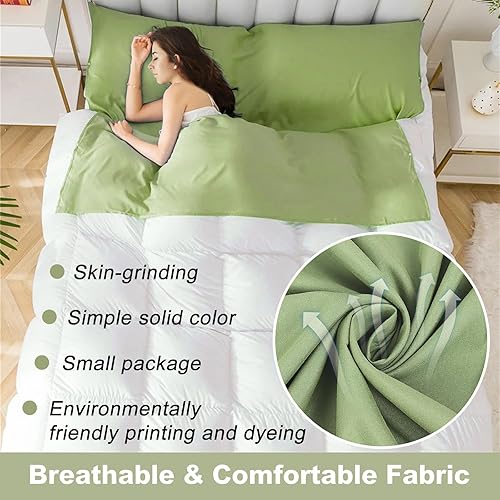 Miniatura 3 de Saco de dormir para viajes y campamentos, ligero, compacto, portátil, delgado, para adultos, sábana de dormir suave de alta calidad para viajes,