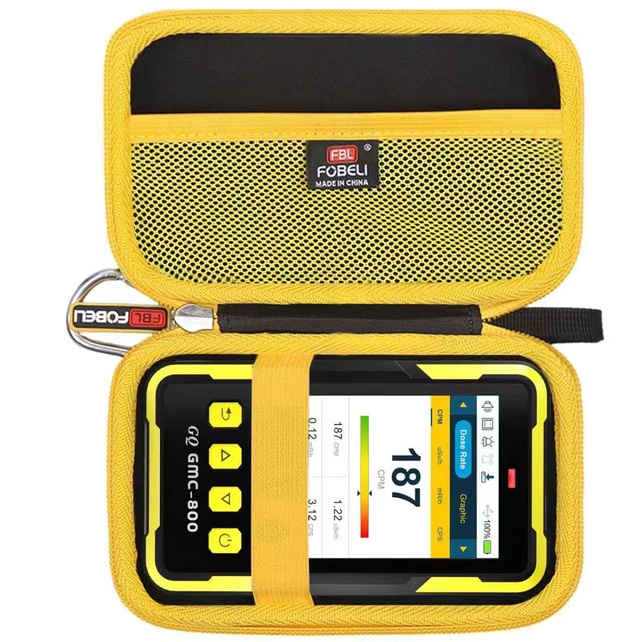 FBLFOBELI Hard Case for GQ GMC-800/FNIRSI GC-01 Nuclear Radiation Detector