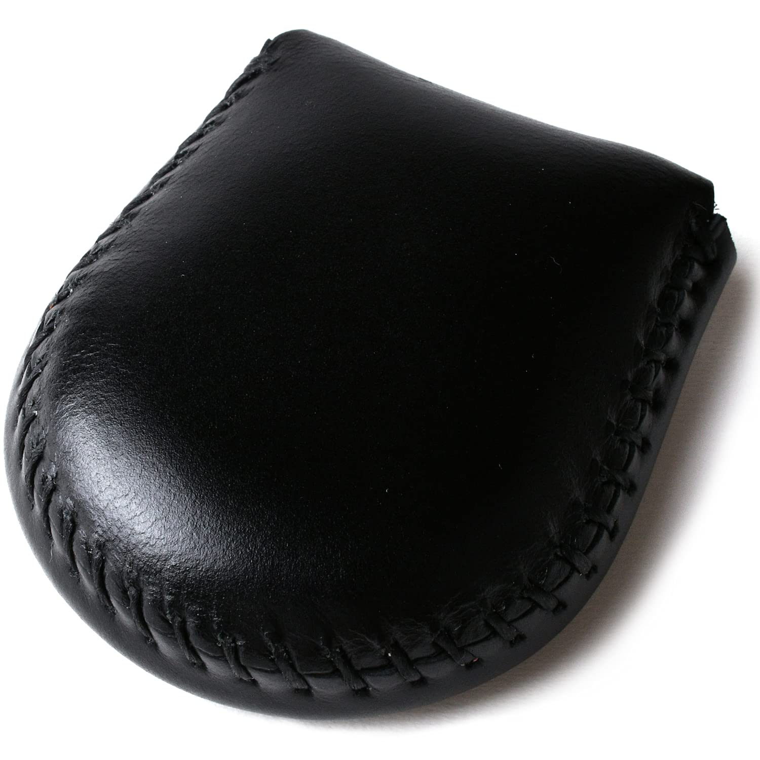 Tokyo amachi Kobo Coin Purse, Genuine Leather, Completely Handmade, Hand-Sewn Finish, Compact, Easy to Use, Black : Clothing, Shoes & Jewelry