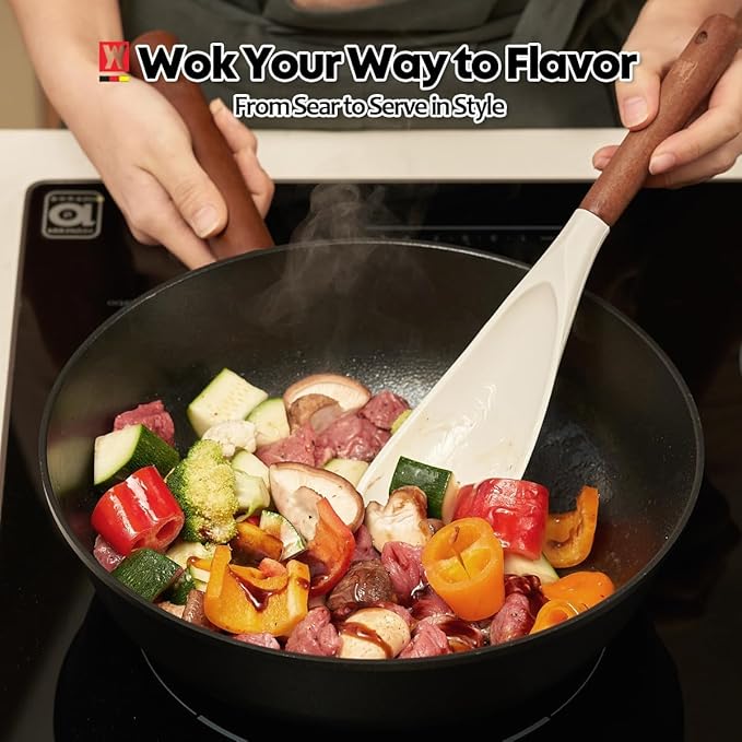 Wok de Aluminio con Antiadherente de Titanio Wagensteiger 28 cm miniatura 6