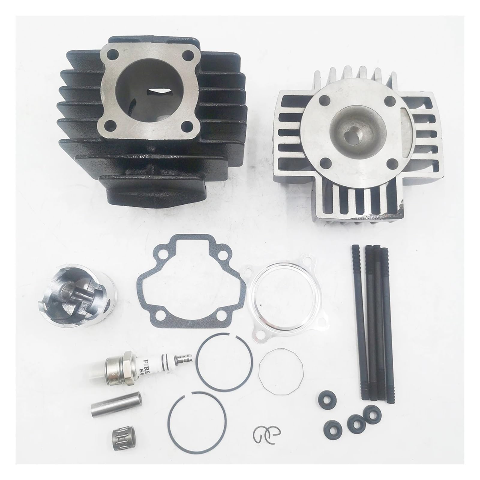 Kit guarnizione testa pistone cilindro adatto a PW 50 PW50 QT 50 QT50 60CC KIT BIG BORE SET CILINDRO PISTONE GUARNIZIONE TESTA