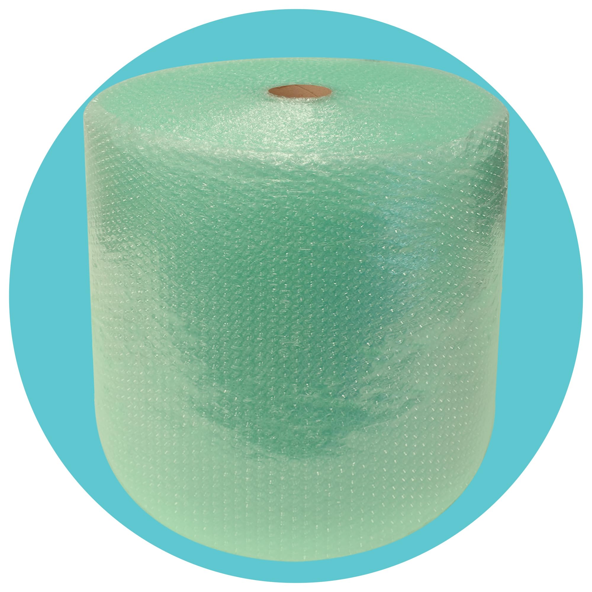 Triplast Biodegradable Green Bubble Wrap Roll, 500mm x 100m, Extended Length Small Bubble Cushioning for Moving, Packaging and Storage