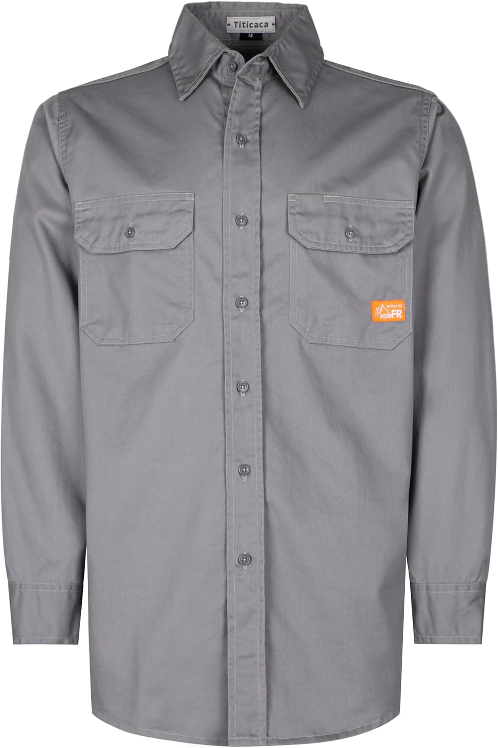 Titicaca FR Shirts for Men 6.5oz Lightweight Flame Resistant Button Down Work Shirt Fire Retardant Welding Shirt