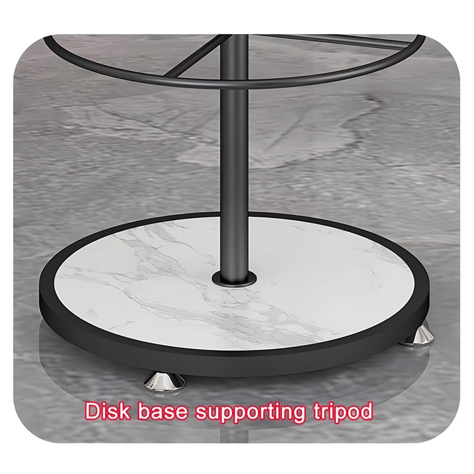 THEGA Espositore Girevole per Calzini, Espositore Circolare in Metallo per Portachiavi E Giocattoli, Scaffale da Terra per Centri Commerciali E Negozi di Abbigliamento(Black)