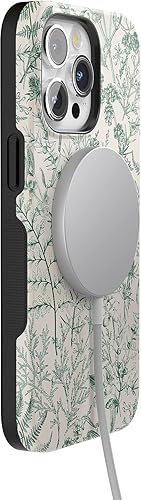 Vista 183 de Casely Funda para iPhone 15 Pro Jardín Secreto Flores mixtas Funda atrevida Compatible con MagSafe y botón de acción Jardín Secreto Floral