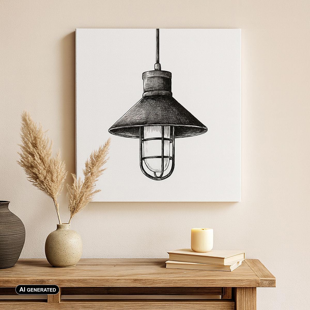 Stampe da Parete Moderne 70x70 cm Quadro su Tela Bianco e Nero Altro - 5287