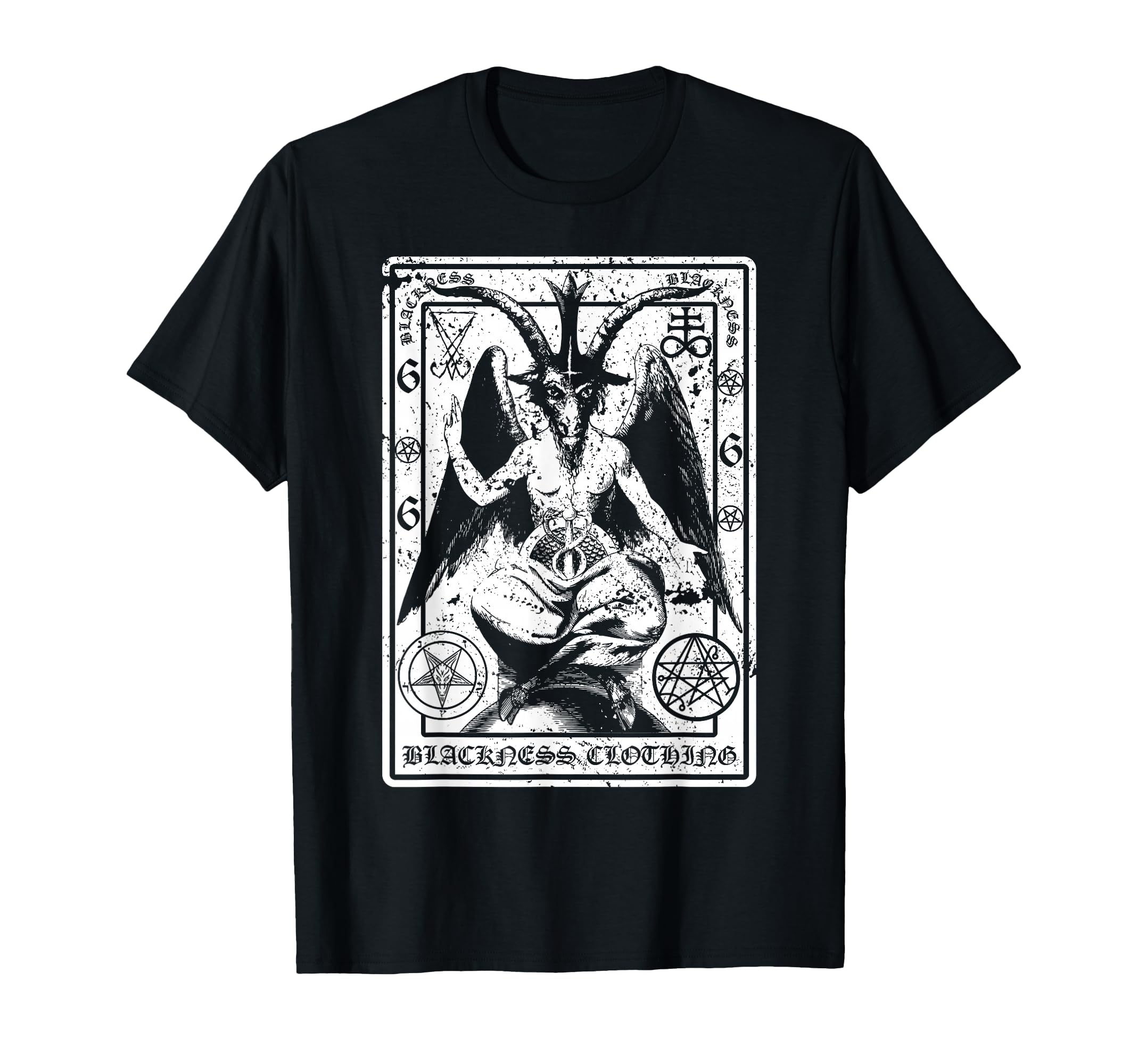 Baphomet Shirt | Satanic Dark Art Evil 666 T-Shirt T-Shirt
