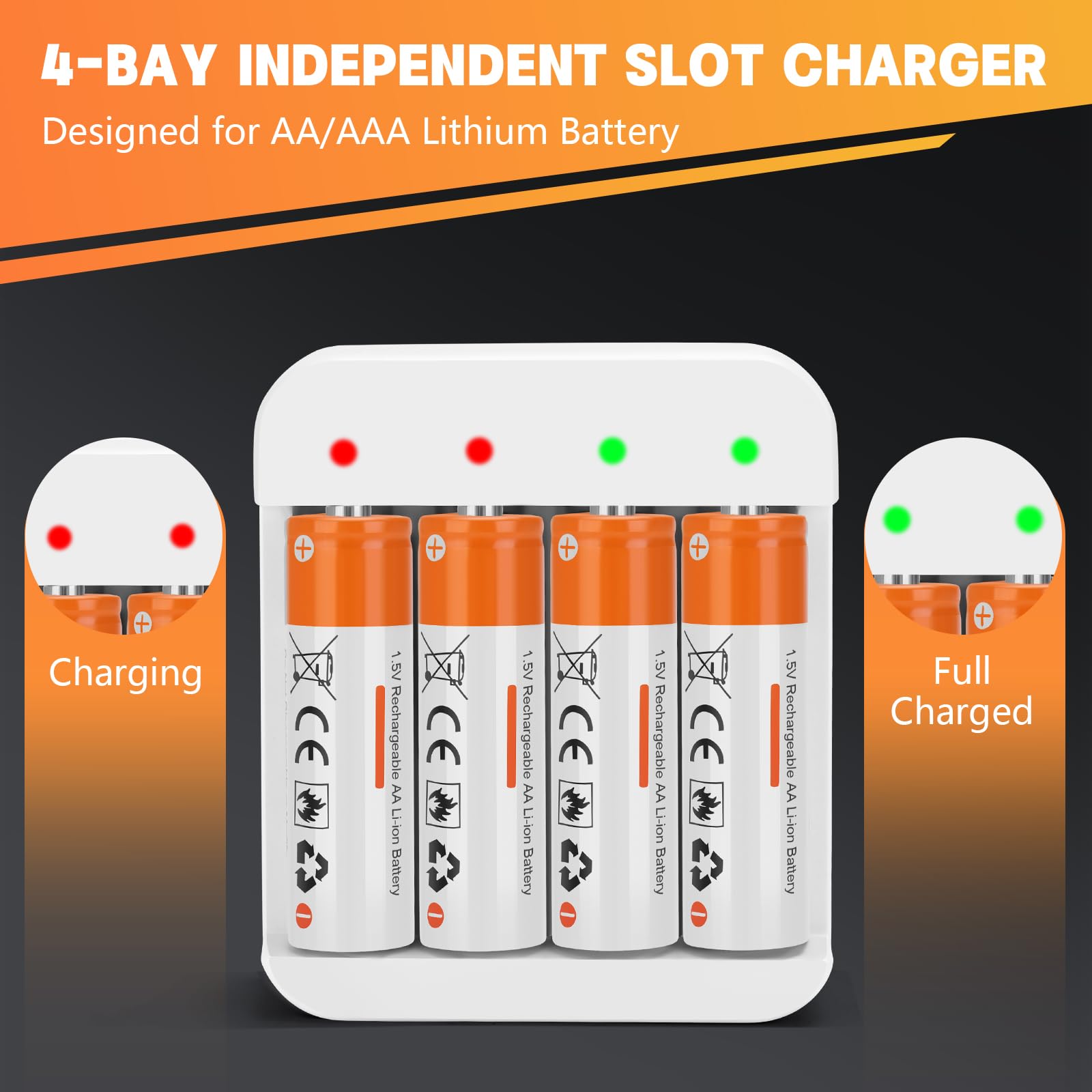 Batterie Bloc Li-Ion Rechargeable 9 V Avec USB, 1 200 MAh - Idéale Pour