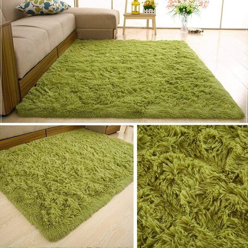 Image of Carpet for Hall | Carpet for Living Room |9X12 FEET Rugs for Bedroom | Carpet | Rug for Living Room | Carpet & Rugs for Home Decor | Carpet for Bedroom Floor (Green)