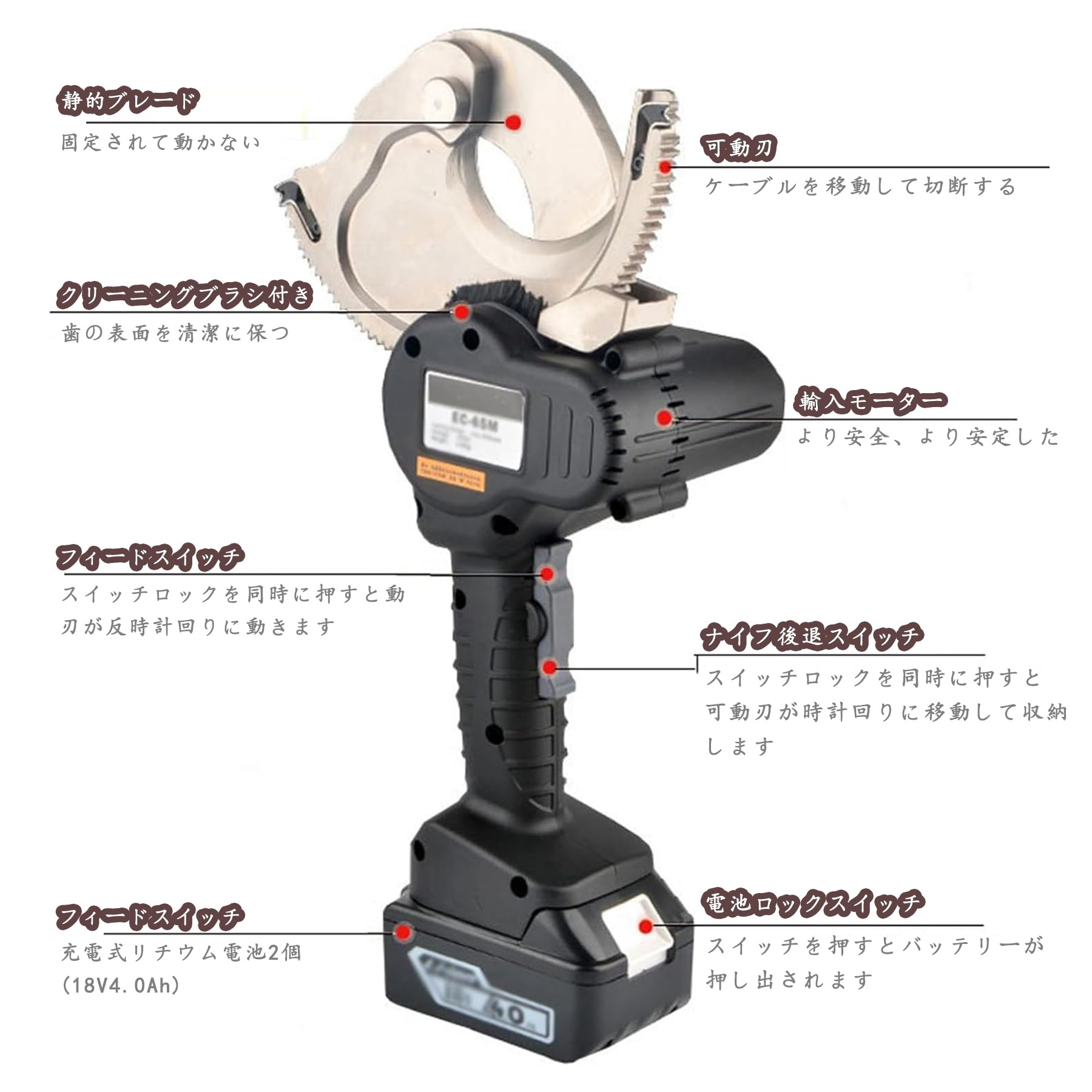 Amazon.co.jp: 充電ケーブルカッター 電動ケーブルカッター Amazon.co.jp: 充電ケーブルカッター 電動ケーブルカッター